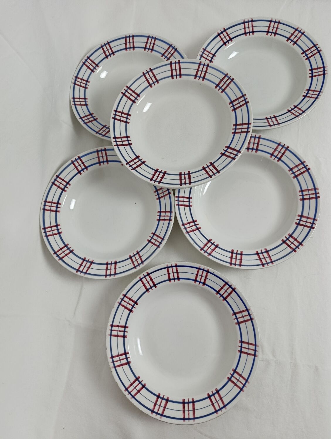 Deep plates Sarreguemines Poitou