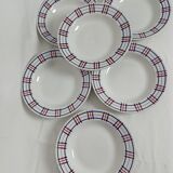 Deep plates Sarreguemines Poitou