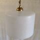 Vintage brass and glass pendant - 1960s