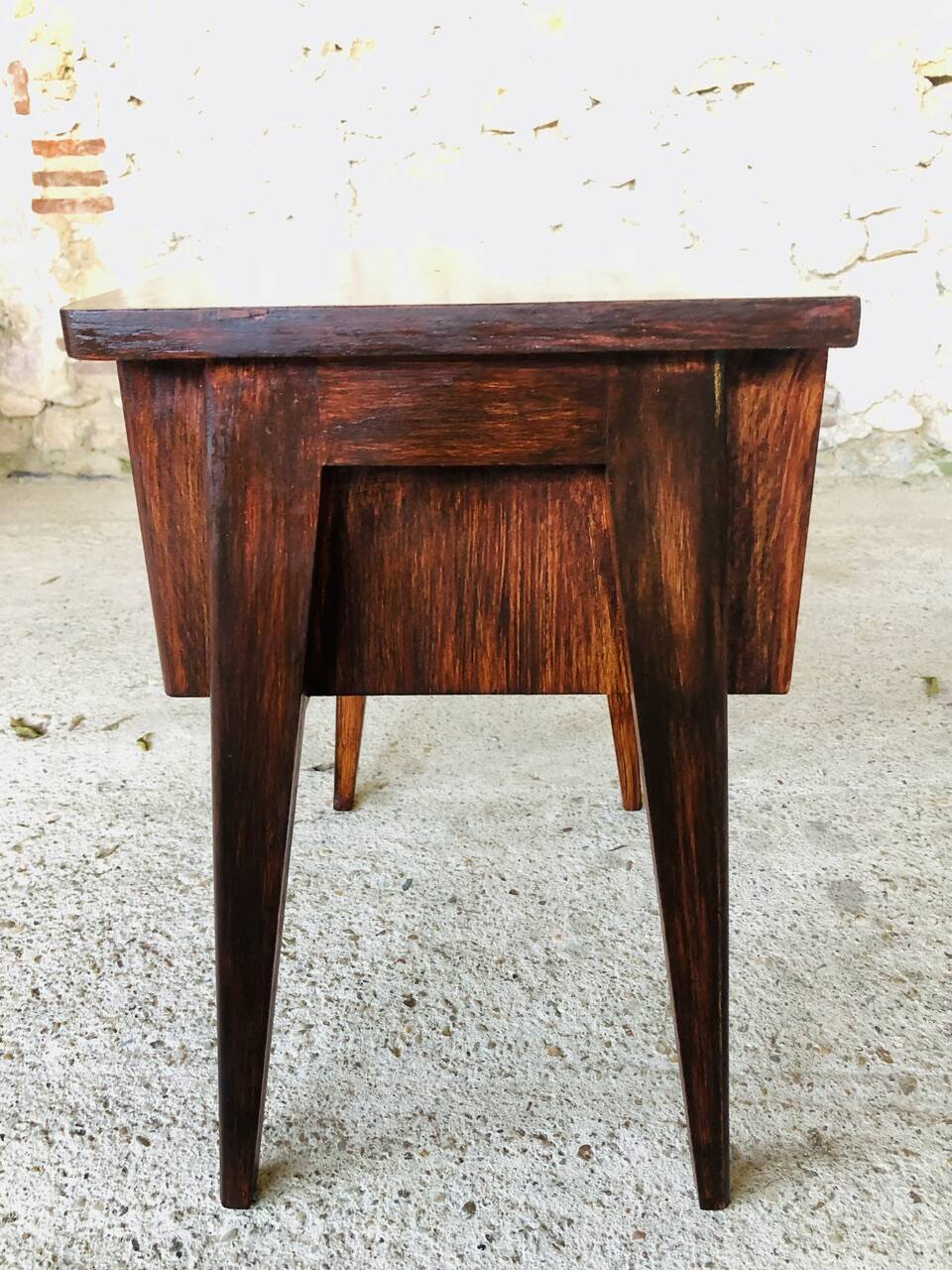Vintage bedside table, Scandinavian style, Circa 60