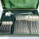 Christofle - 50-piece Cutlery Set Crossed Ribbons