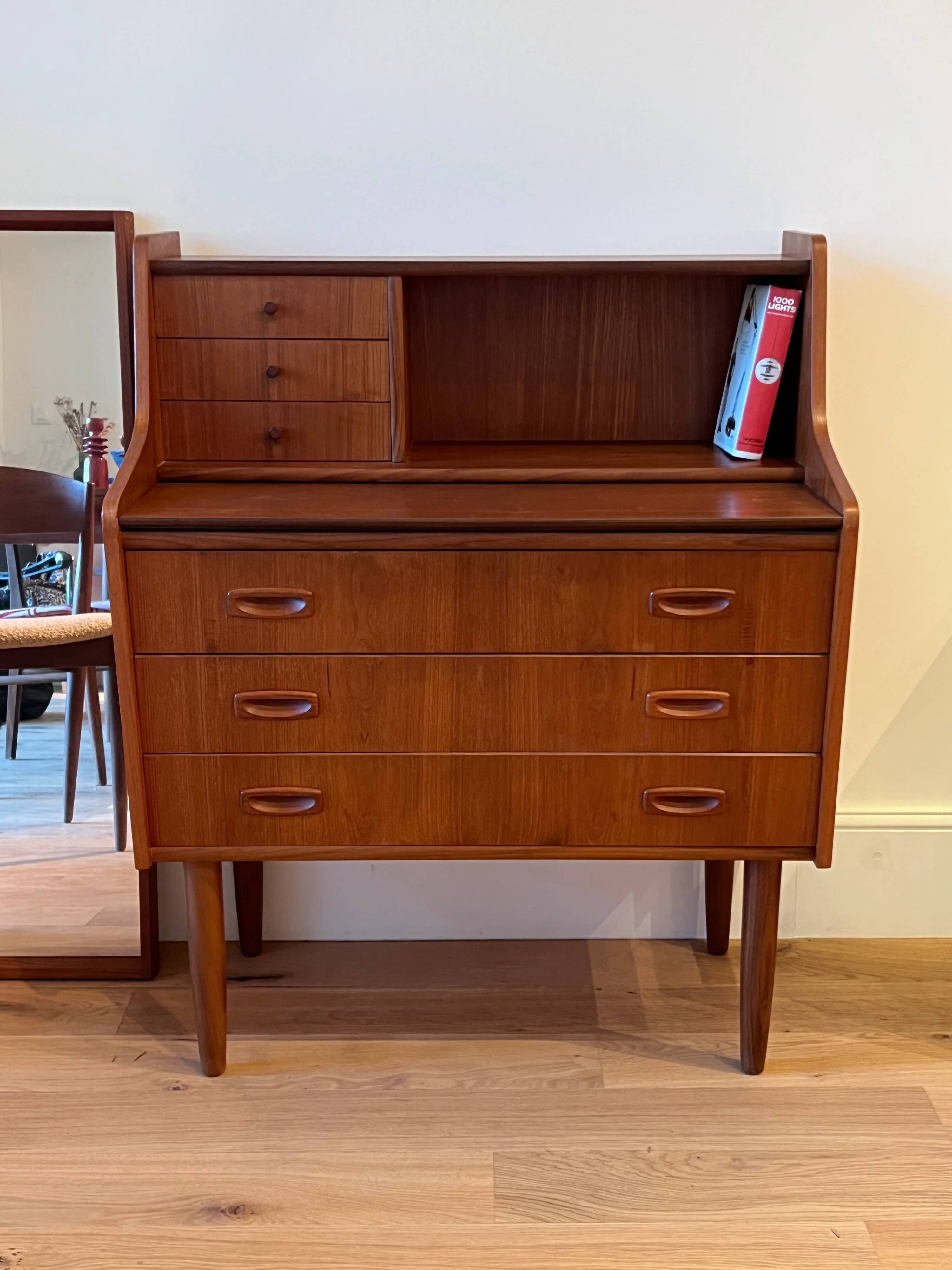 Vintage Scandinavian teak secretary "Anders"