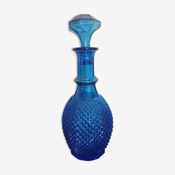 Carafe pointe de diamant bleue "Casa Lopez"