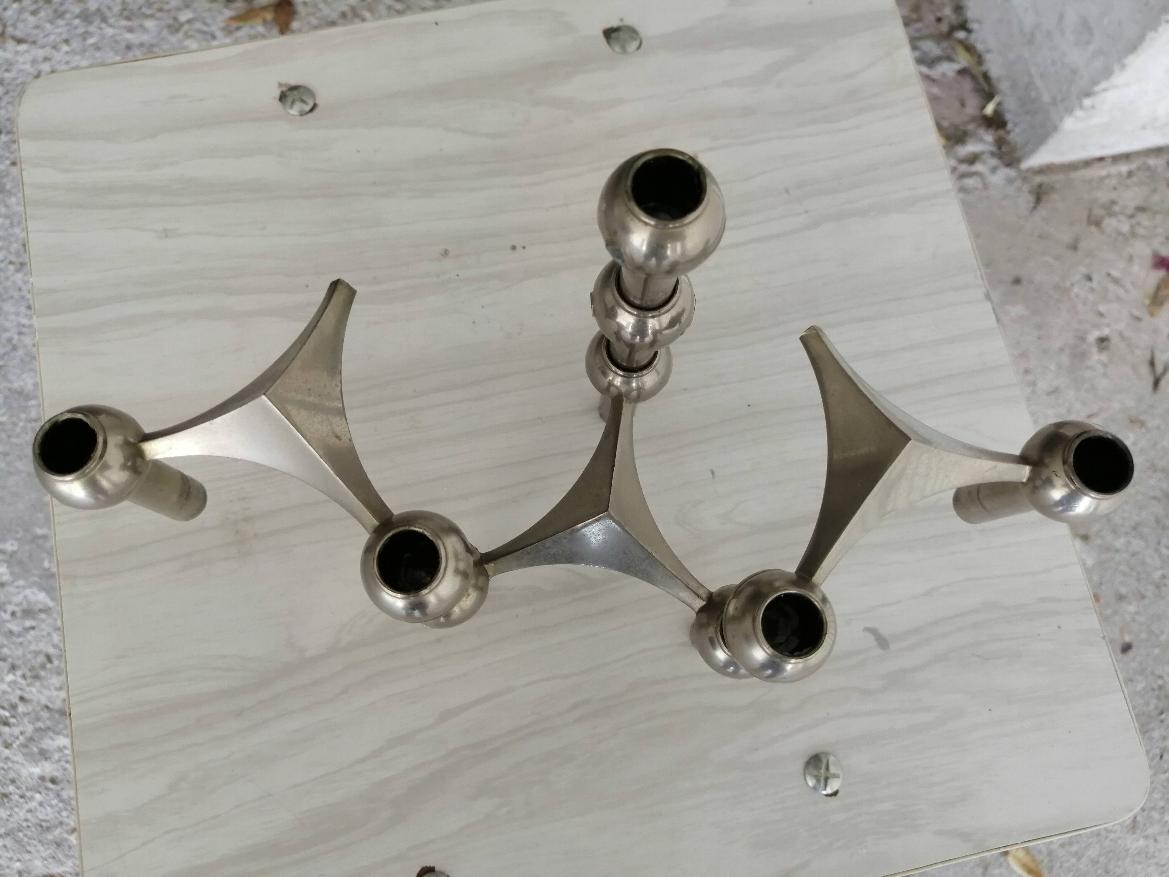 Bougeoir scandinave modulable en acier
