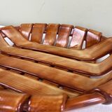 Woven ceramic basket