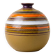 Round banded vase, Aldo Londi for Bitossi, Italy, 1970–1972