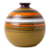 Round banded vase, Aldo Londi for Bitossi, Italy, 1970–1972