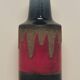 vase vintage rouge et gris-bleu Allemagne de l'Ouest VEB Handelsleben