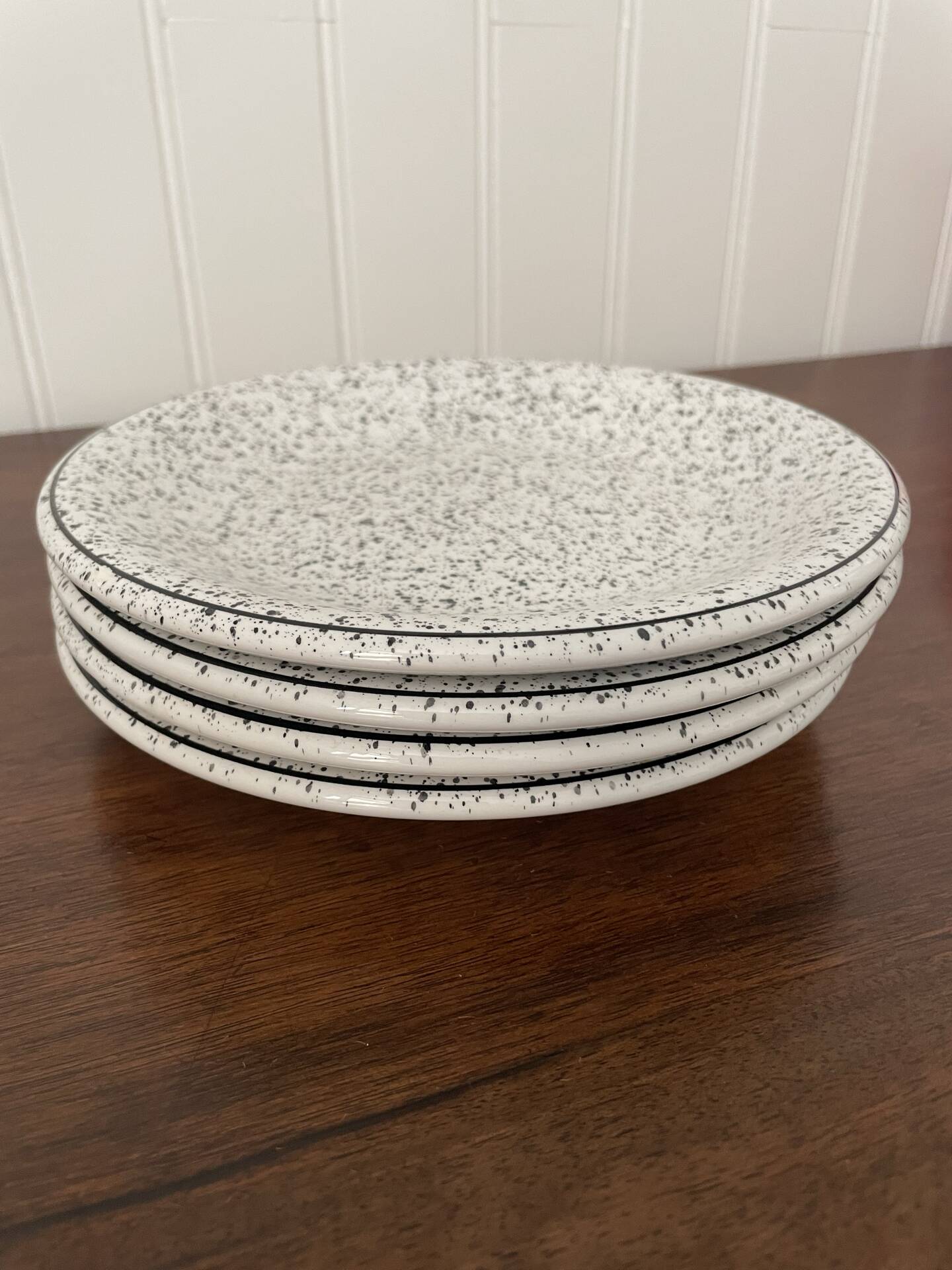 Lot de 4 assiettes Faïence italienne 1950-70