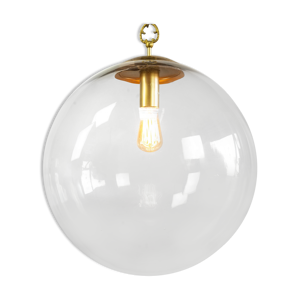 Suspension bulbe en verre vintage