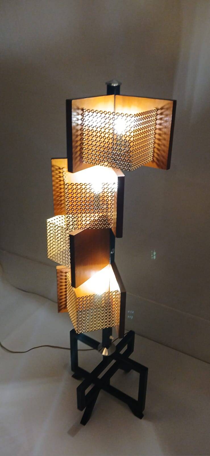 Rare modernist vintage floor lamp