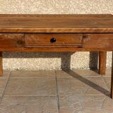 Vintage wooden farm coffee table