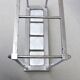 Art Deco umbrella holder in chromed metal
