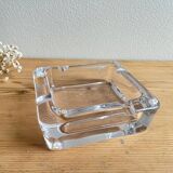 Square crystal ashtray / empty pocket