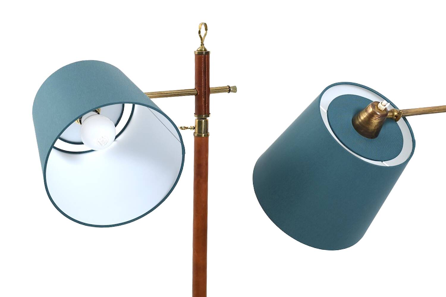 Pair of 1940s-50s Floorlamps by Lysberg, Hansen & Terp.