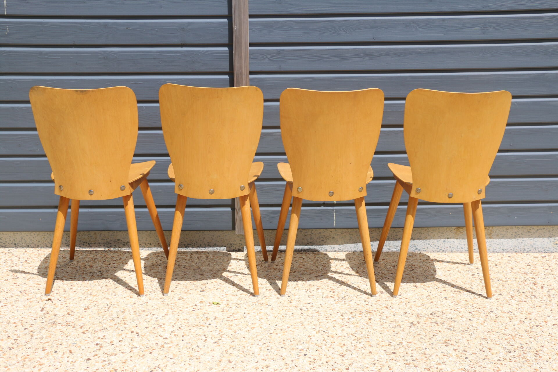 4 BAUMANN chairs 800G Max Bill 1955