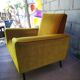 Armchair velvet years 50/60