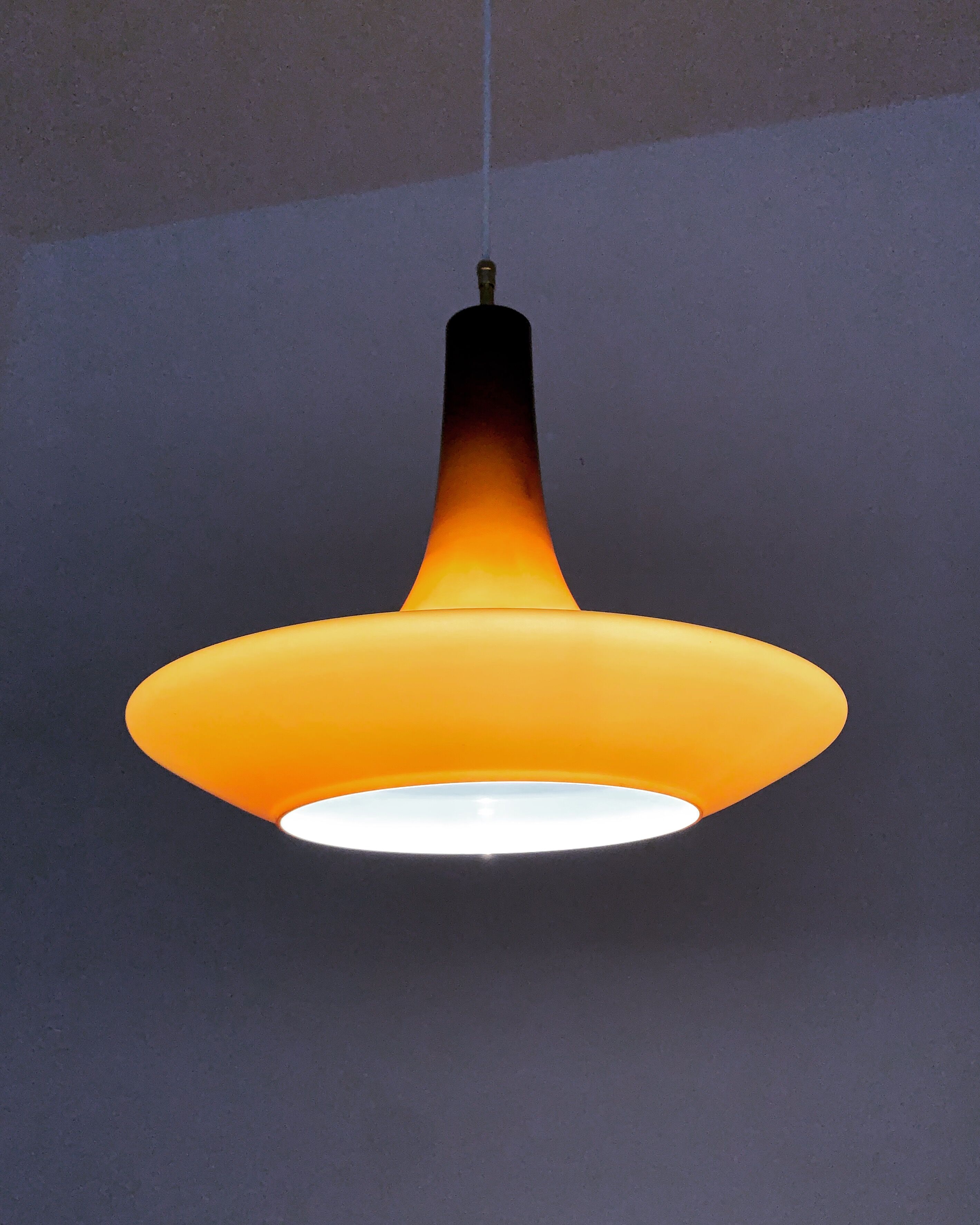 Glass pendant lamp by Peill and Putzler