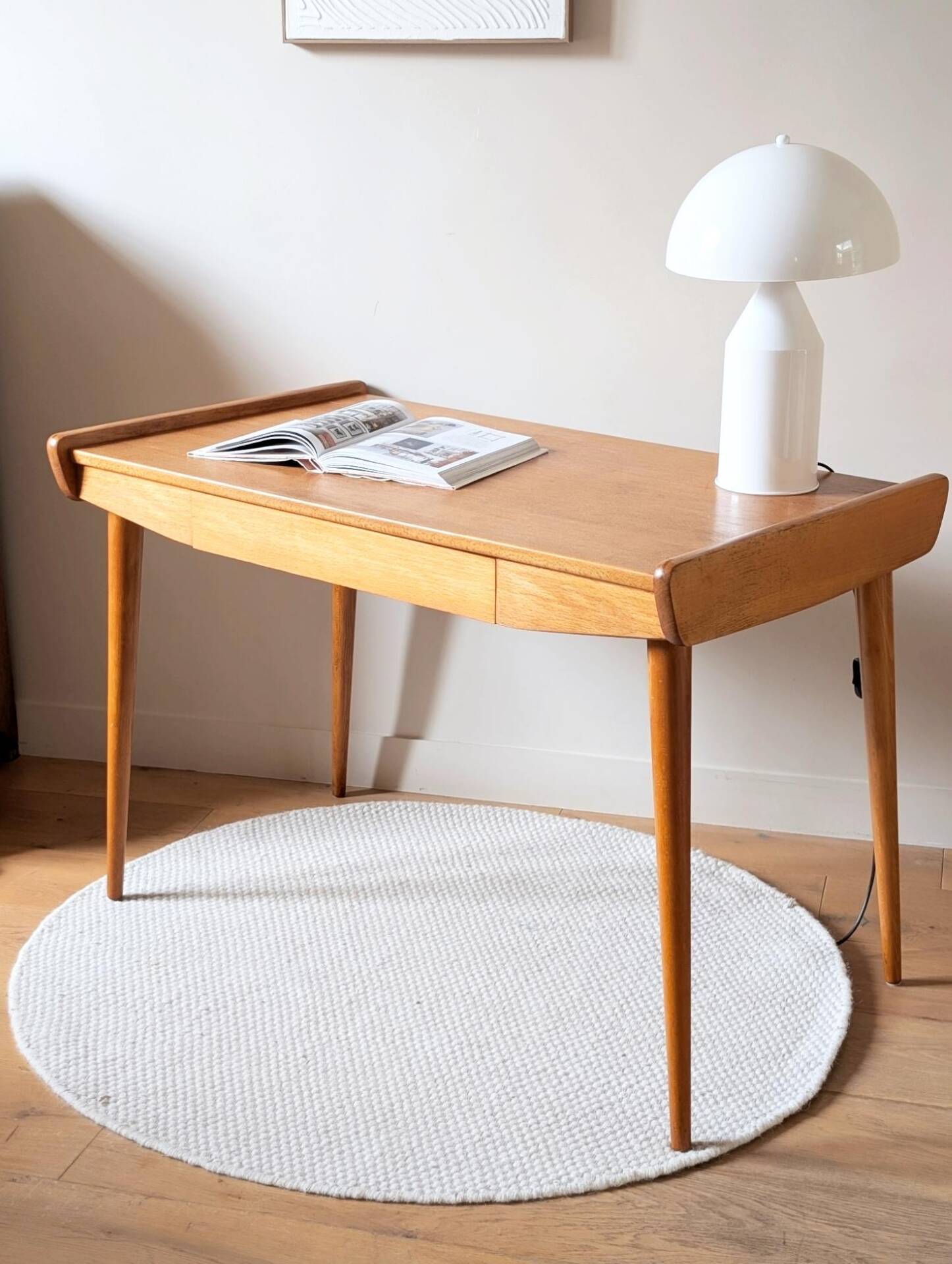 Vintage Scandinavian (Danish) desk, 1960s-70s.