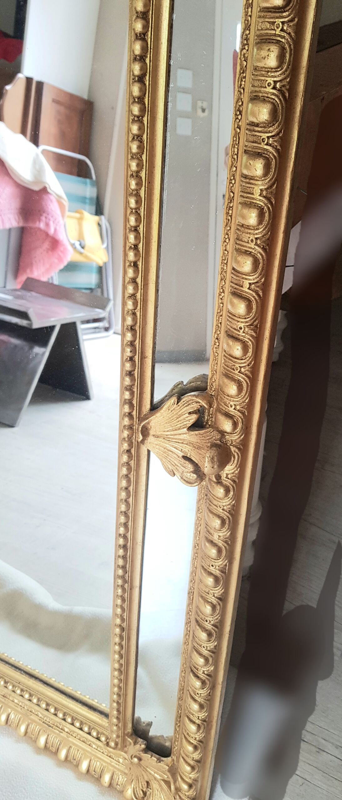 Golden parclose mirror