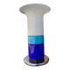 Lampe verre bleue design italien 1970