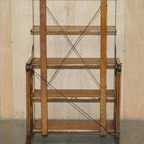 Transformable library table by Boeckh Brothers, circa 1910, restored.