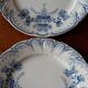 Pair of flat plates Terre de Fer "Régence" Saint-Amand & Hamage