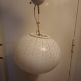 Vintage 70'S pendant light by Fabbian for Mazzega, Italy