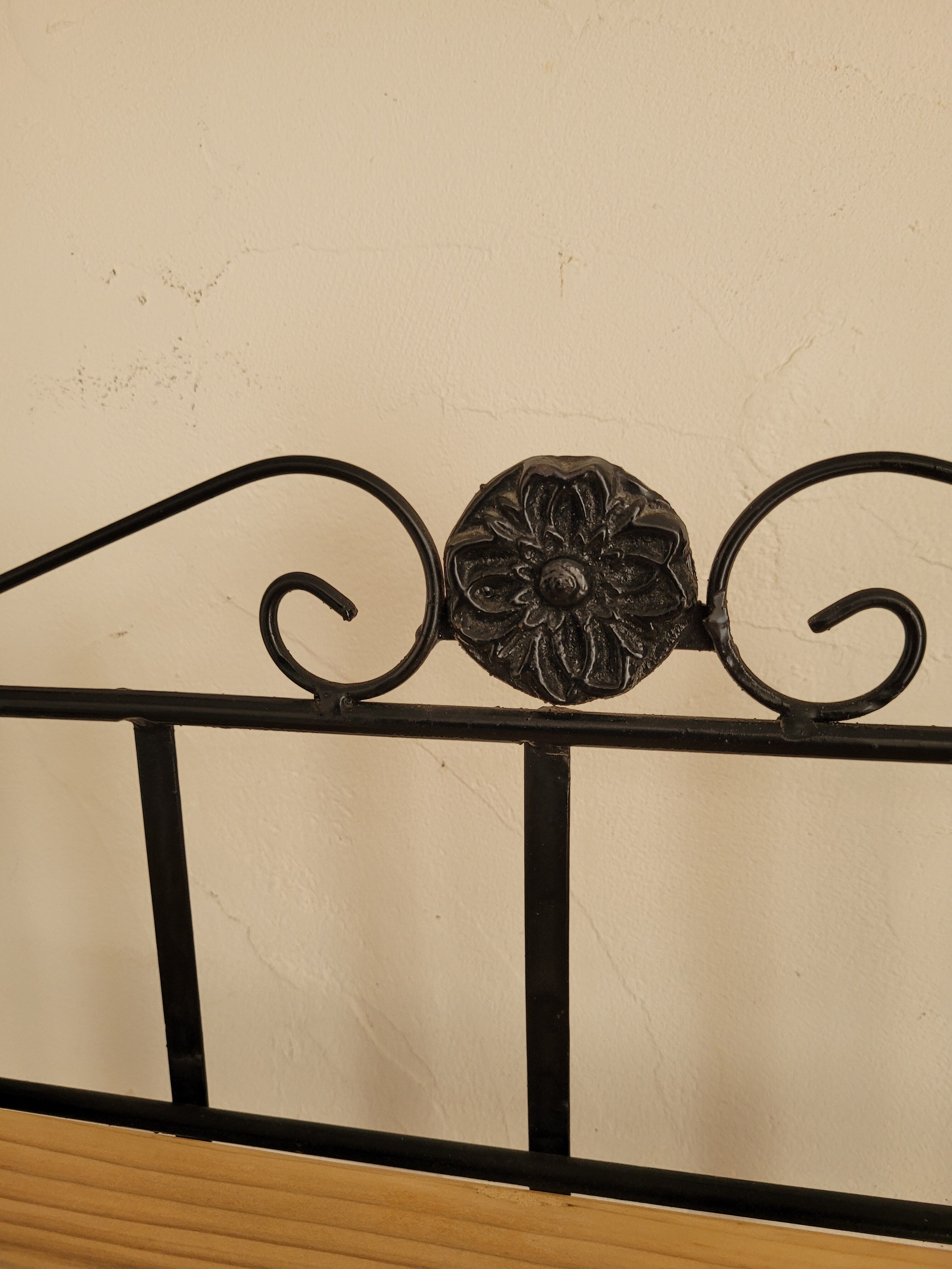 Wrought iron shelf