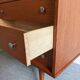 Rosewood display cabinet and secretary from the 50s/60s