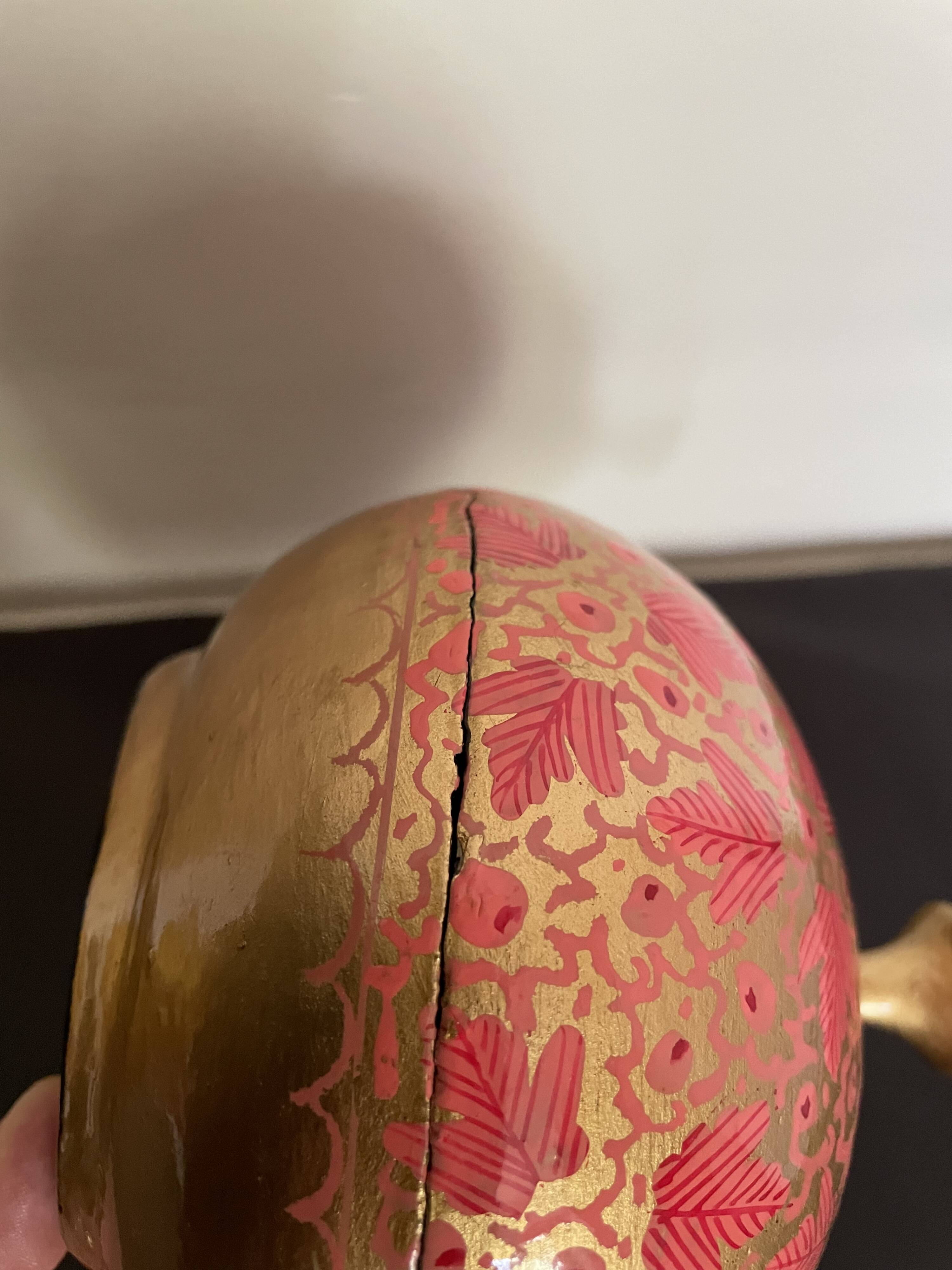 Boîte en papier mâché d’Inde