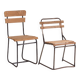 Chaises d’extérieur anciennes (vers 1920). Ensemble de 2 pièces #1