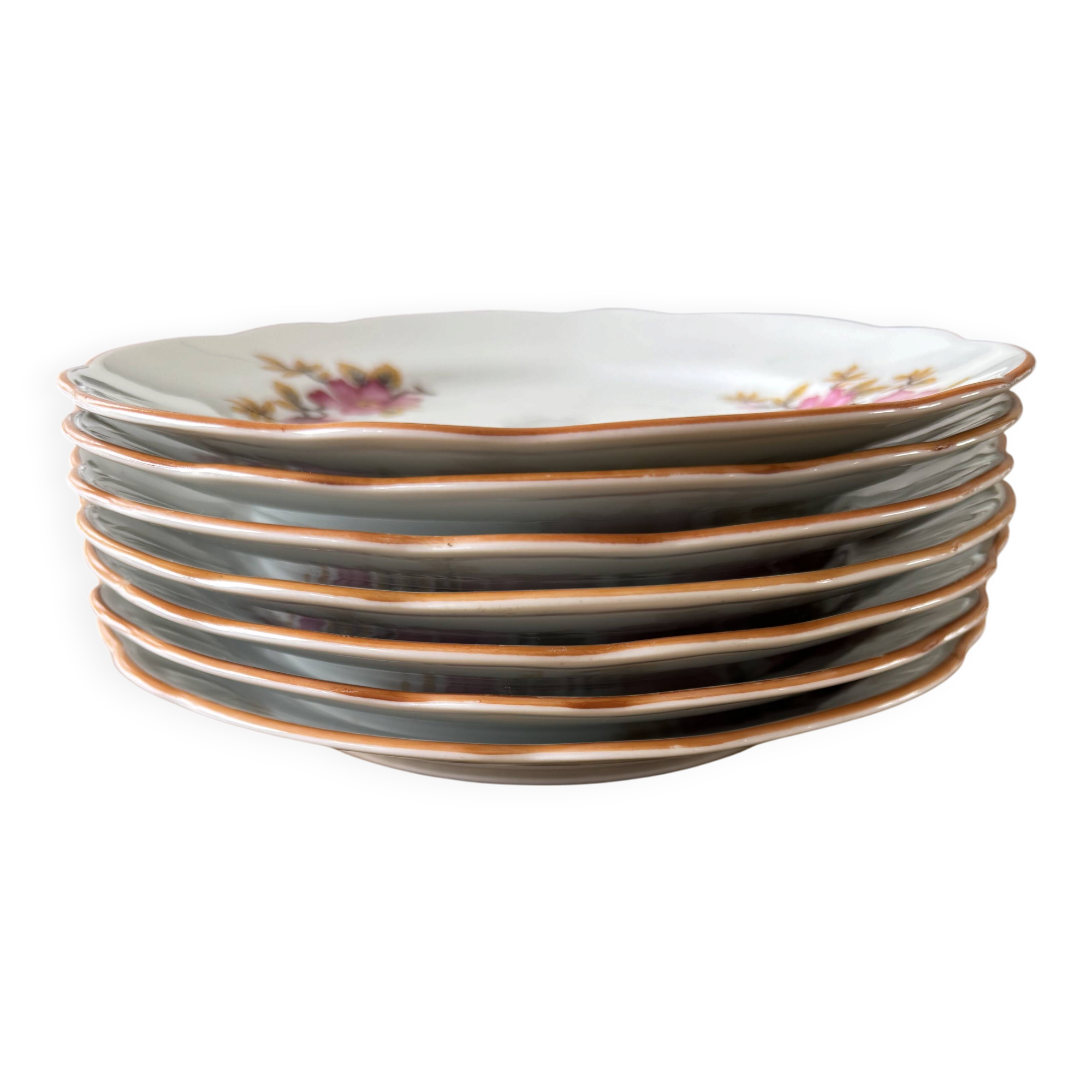 Porcelain plates