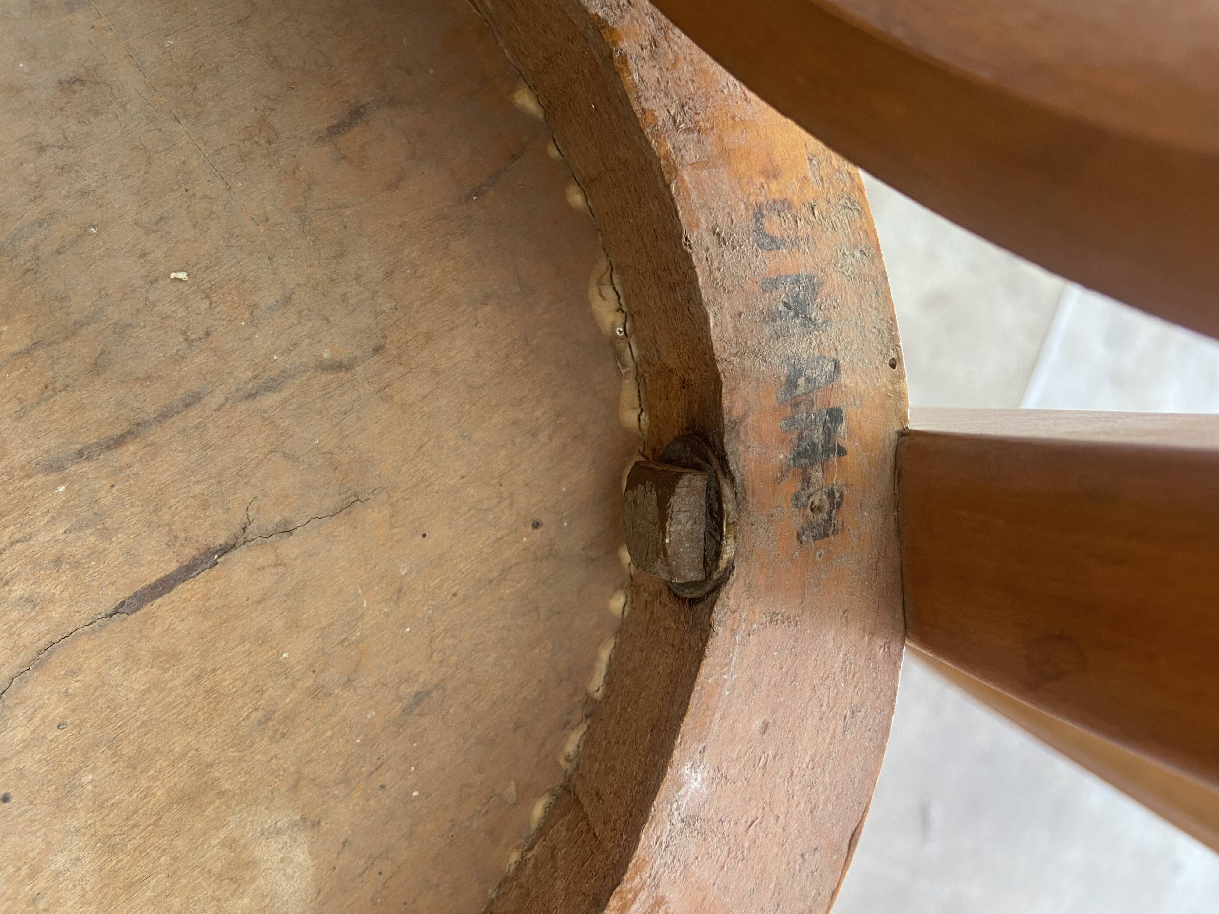 Mismatched Baumann bistro chairs