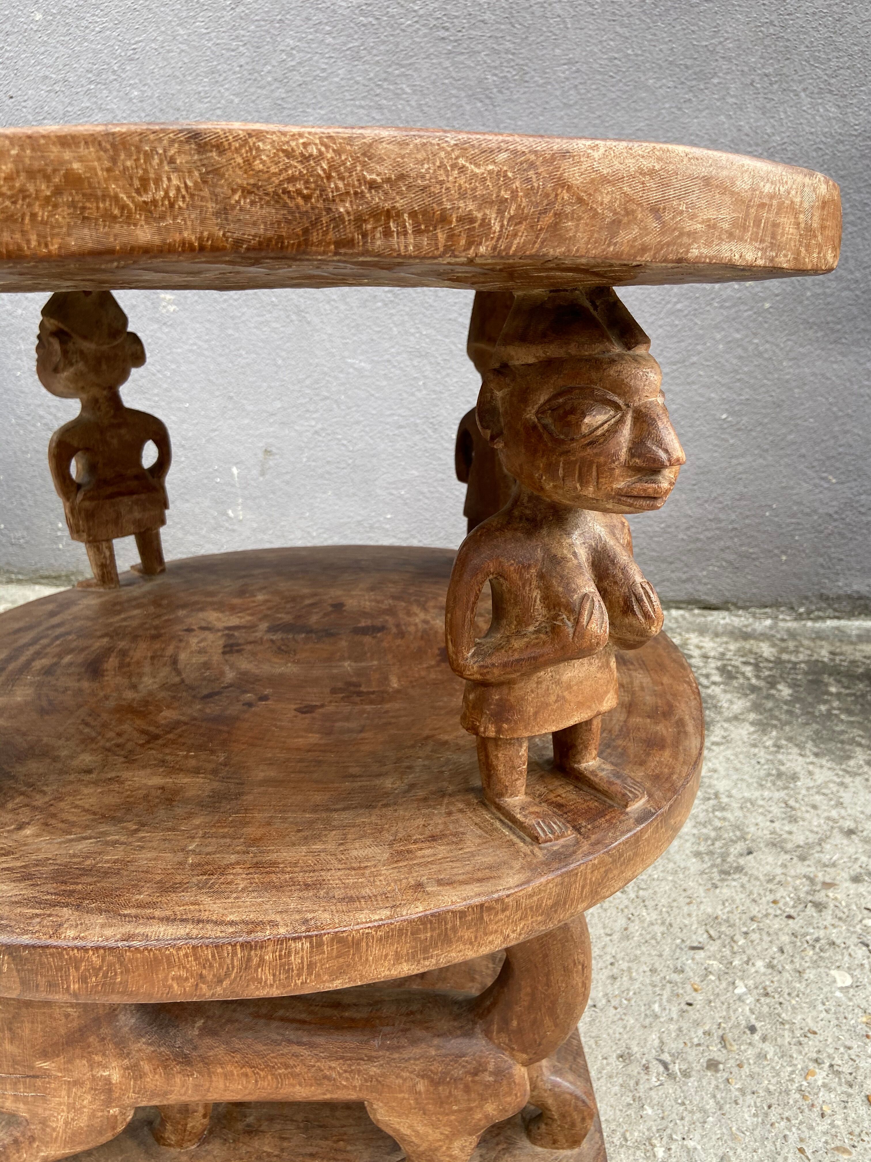 Wooden African lounge