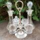 Serviteur service de table huile vinaigre fin XIX ème