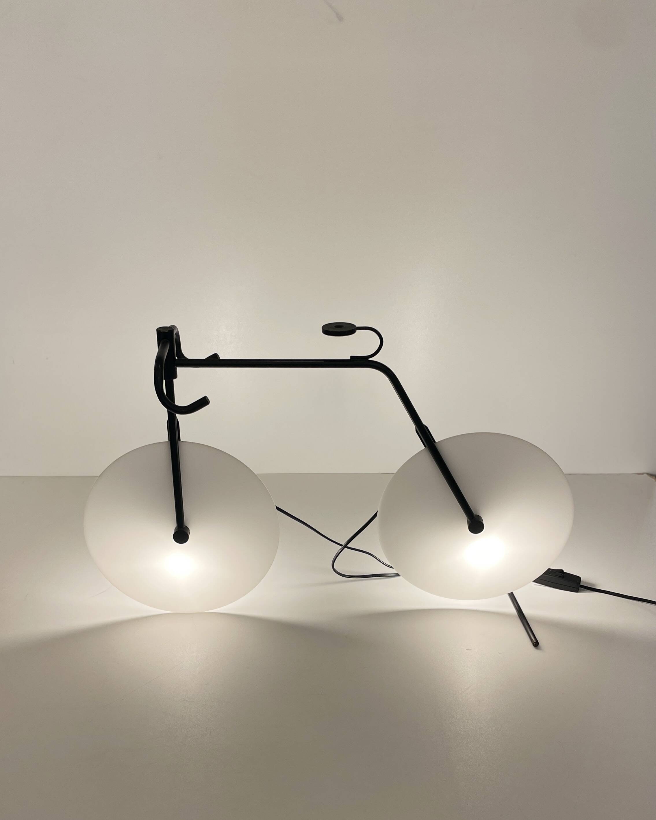 Bicycle Wall or Table Lamp by BAG Turgi from 1980'