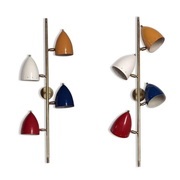 Wall Lamp 4 Multicolored Cones