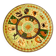 Cloisonné bronze plate from the 1930s. Zodiac signs.