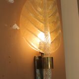 Pair of Murano glass wall lights, Toso