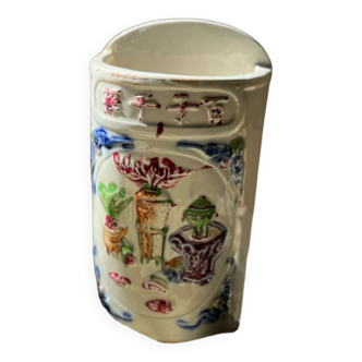 Asian Ikebana Ceramic Wall Vase