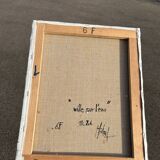 Vintage oil painting on canvas signed Michel 1987