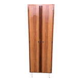 Vintage wardrobe and shelves with formica front doors and oak cp sides.