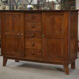 Oak buffet reconstruction by René Gabriel 1940s