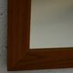 Teak framed mirror
