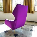 Rare Wingback Lounge Chair by Rudolf B. Glatzel for Alfred Kill, Germany 1950s