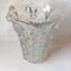 large vintage crystal vase flower decoration