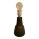 Pied de lampe de table danoise en céramique verte/brune, estimée dans les années 1960.