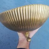 Art Deco wall lamp 40s in bronze and brass shell shape
