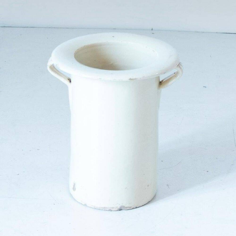 Antique Handmade Ceramic Vases, Set of Three, Italy 1900 circa